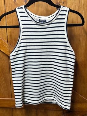 Splendid Navy & White Striped Tank Top for Kids